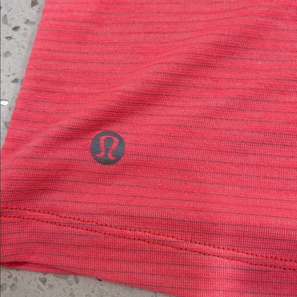 Lululemon Trapeze Twist Tank Heathered Grapefruit size 6 - Picture 6 of 9
